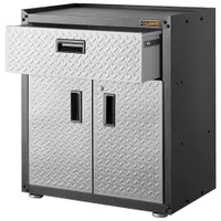 Gladiator Wall GearBox Steel Cabinet (GAGB28KDYG) - Silver Tread