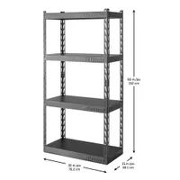 Gladiator EZ Connect Rack (YGRC304RGG) - Hammered Granite