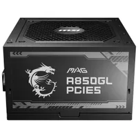 MSI MAG A850GL PCIE 5 80 Plus Gold 850W Fully Modular 12VHPWR Cable ATX 3.0 Power Supply