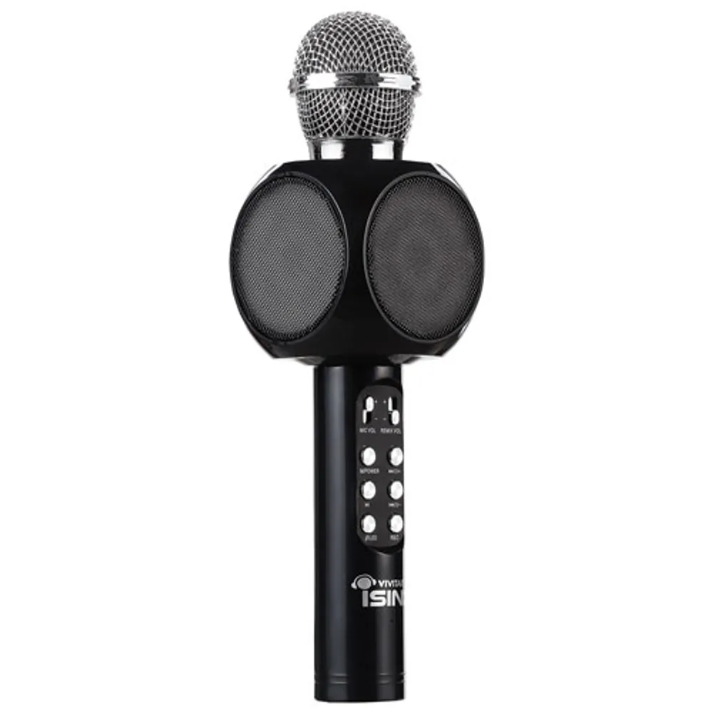 Ising Dual Wireless Karaoke Microphones with Built-In Speaker (ISK310)