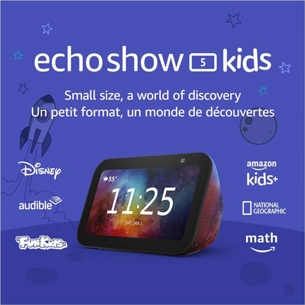 Amazon Echo Show 5 (3rd Gen) Kid Smart Display with Alexa - Galaxy