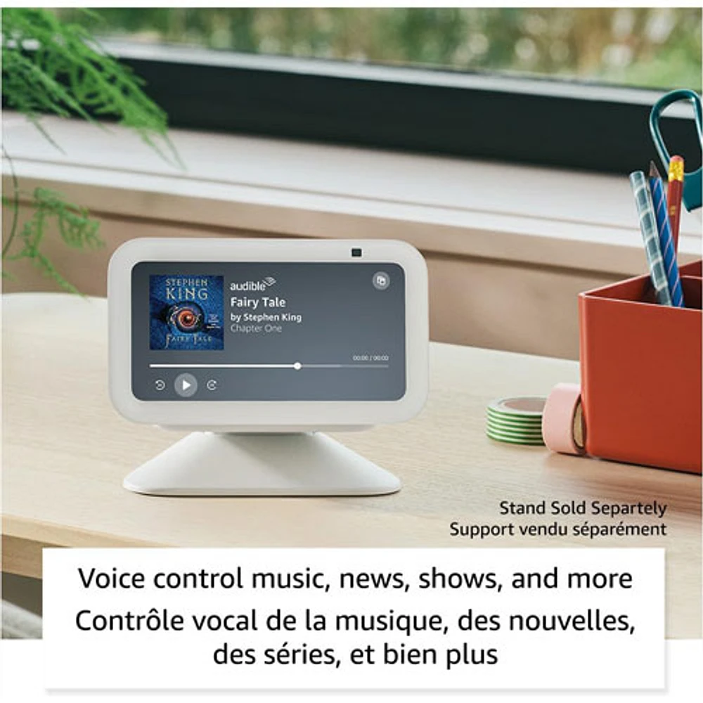 Amazon Echo Show 5 (3rd Gen) Smart Display with Alexa - Glacier White