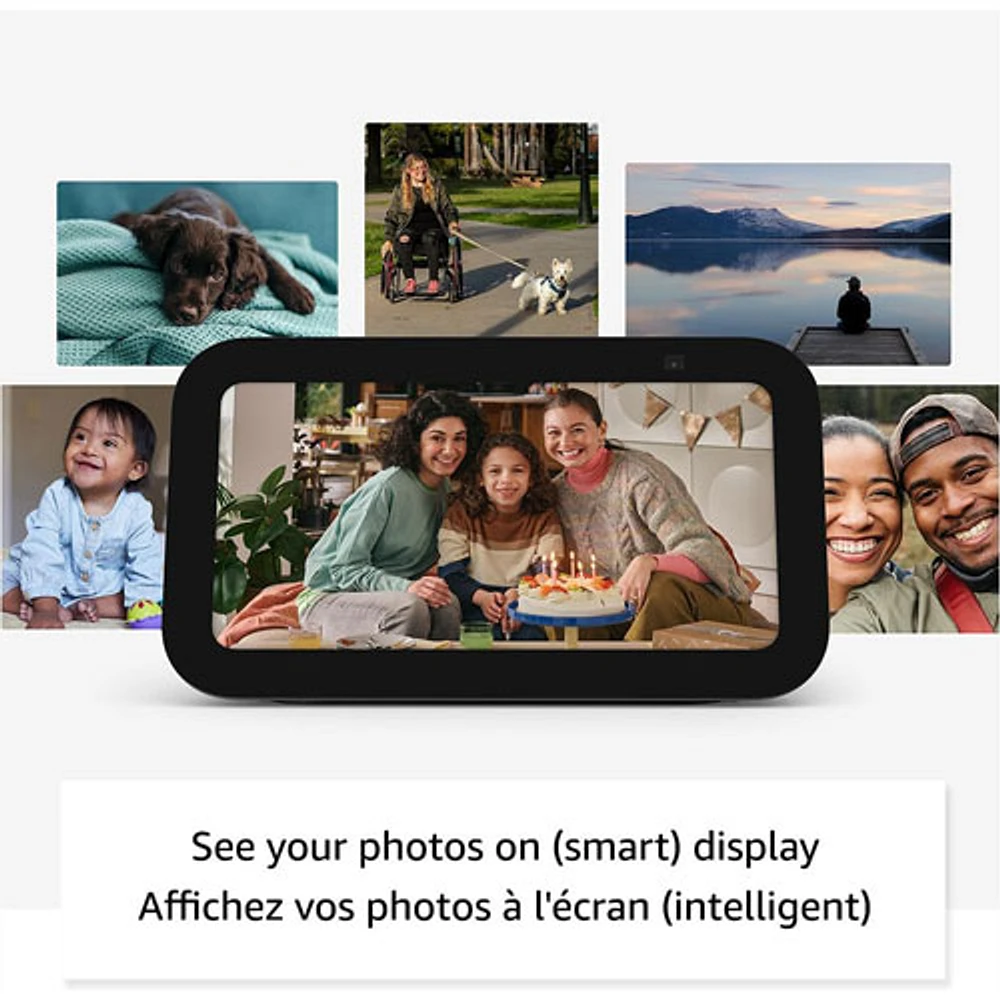 Amazon Echo Show 5 (3rd Gen) Smart Display with Alexa - Glacier White
