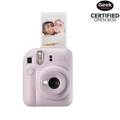 Open Box - Fujifilm Instax Mini 12 Instant Camera - Lilac Purple