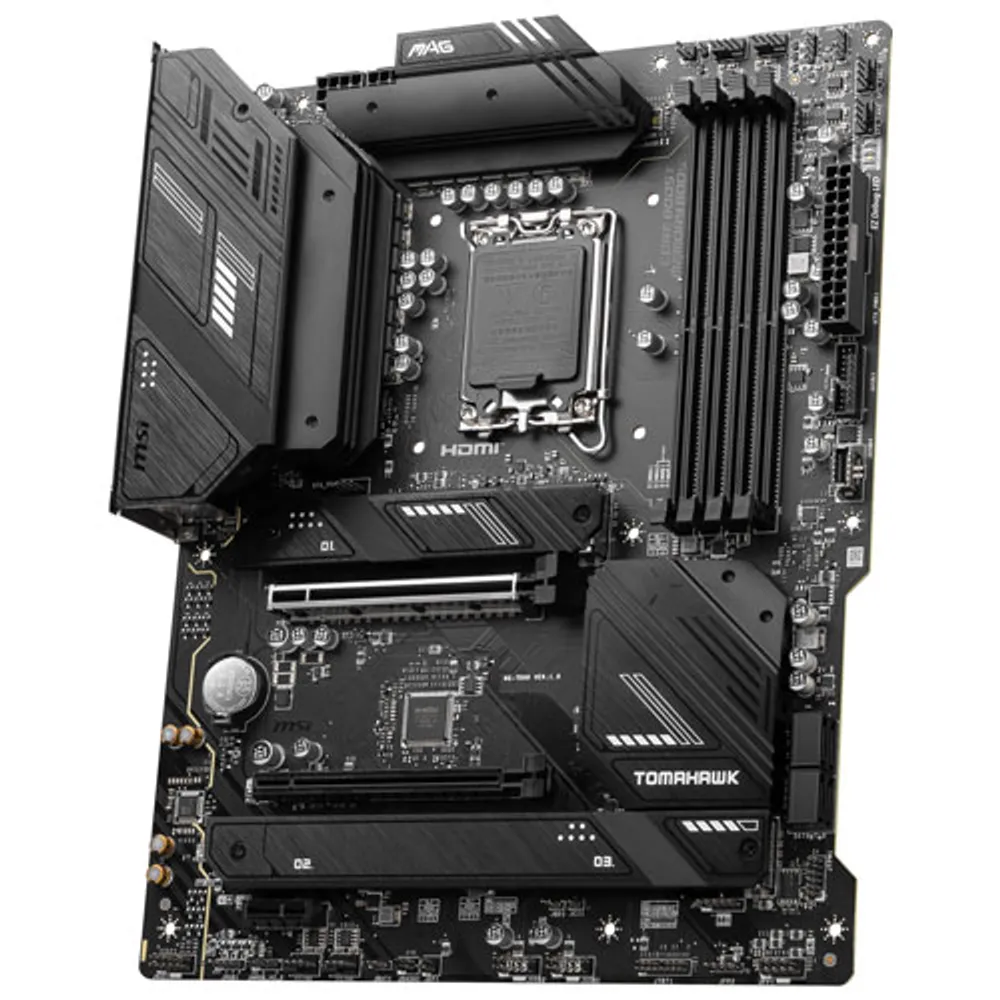 MSI MAG B760 Tomahawk ATX LGA 1700 DDR4 WiFi 6E Motherboard for 12/13th Gen Intel CPUs
