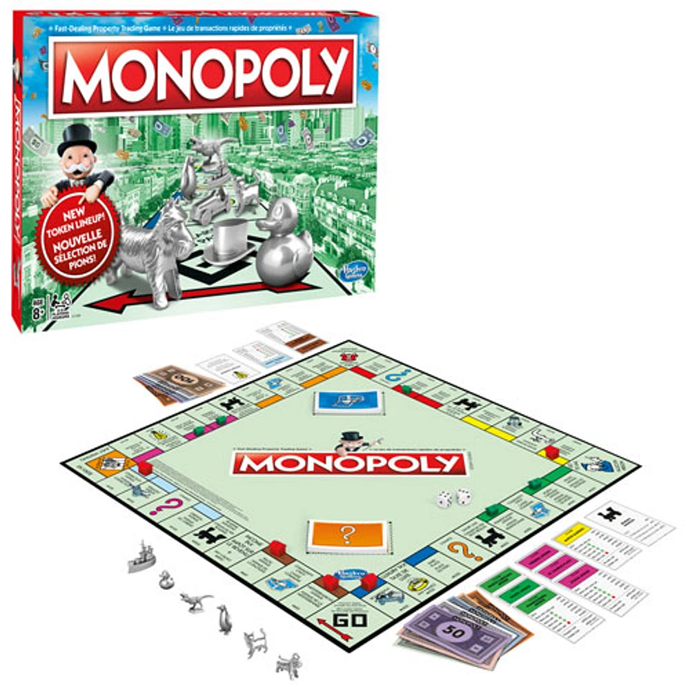 Jeu de société classique Monopoly pour la famille