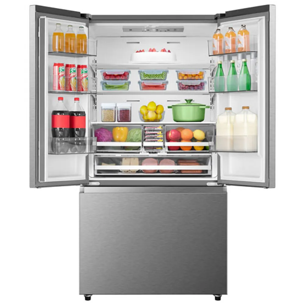 Hisense 36" 22.5 Cu. Ft. French Door Refrigerator (RF225A3CSE) - Stainless Steel