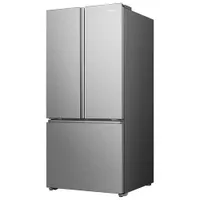 Hisense 32" 21.1 Cu. Ft. Bottom Freezer Refrigerator with Ice Dispenser (RF22B3FSE) - Stainless Steel