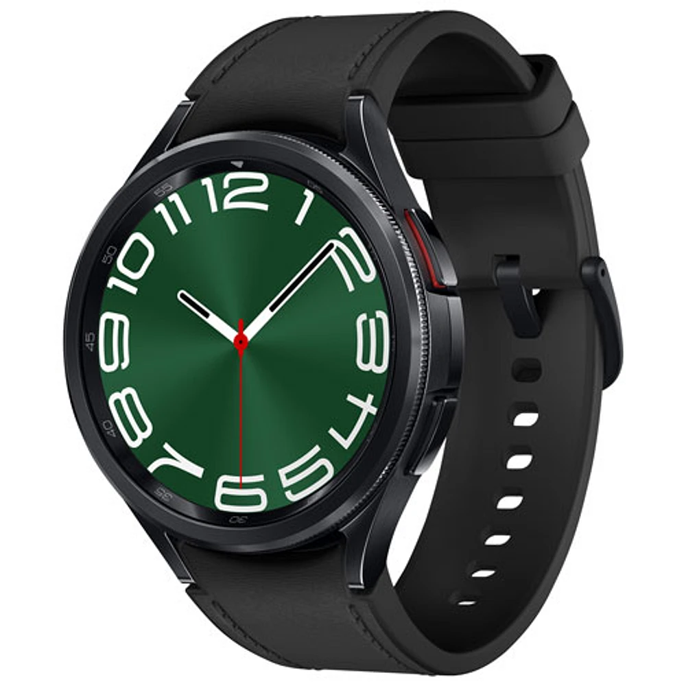 Montre intelligente LTE de mm Samsung Galaxy Watch6 Classic avec TELUS - Noir