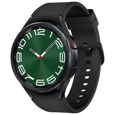 Montre intelligente LTE de mm Samsung Galaxy Watch6 Classic avec TELUS - Noir