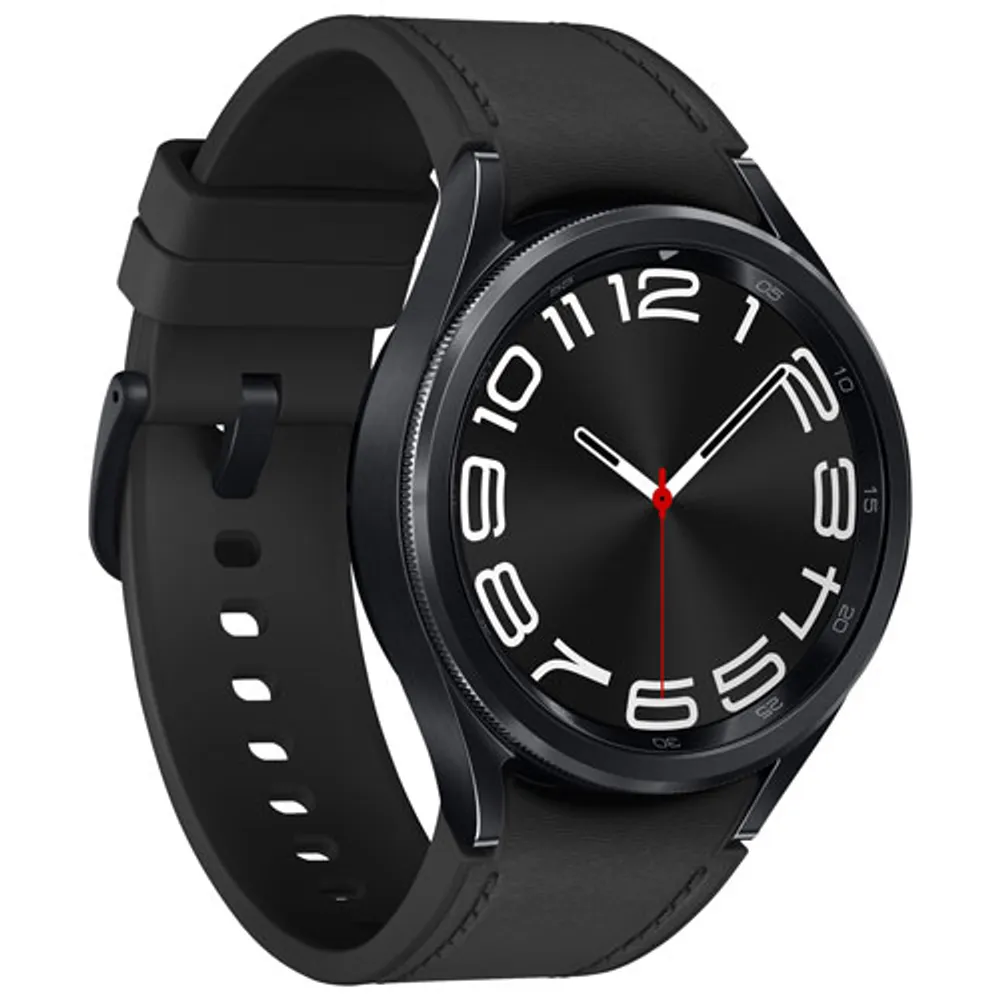 TELUS Samsung Galaxy Watch6 Classic 43mm LTE Smartwatch - Black - Monthly Financing