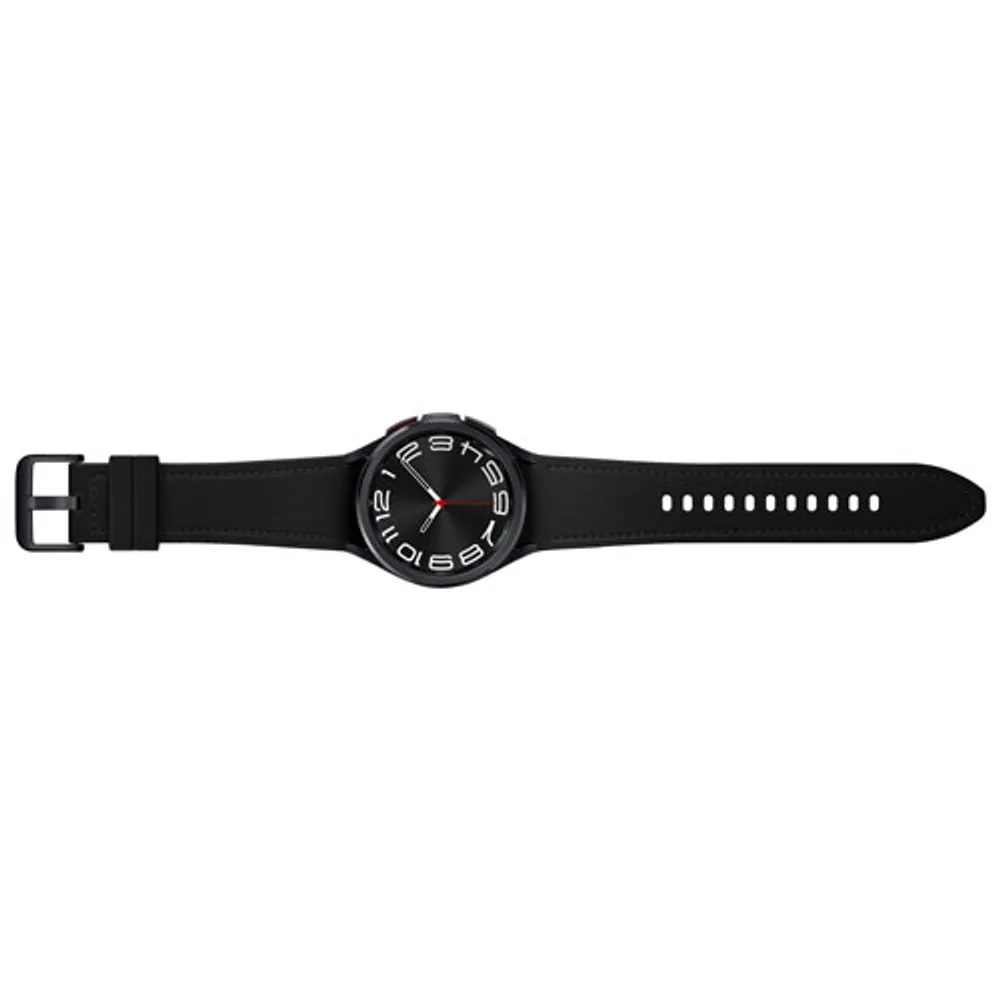 TELUS Samsung Galaxy Watch6 Classic (GPS + LTE) 43mm Smartwatch w/ Heart Rate Monitor - Black - Monthly Financing