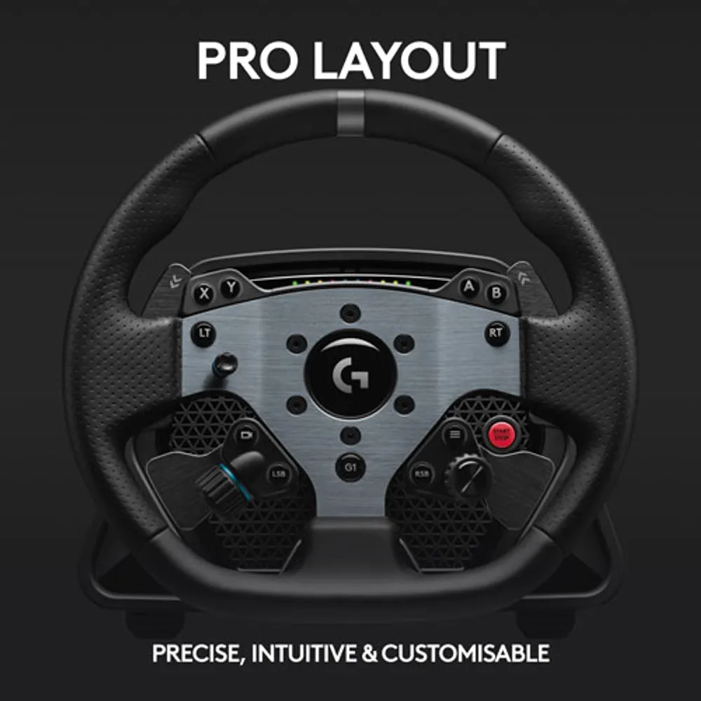 Logitech G PRO TrueForce Racing Wheel for PC - Black