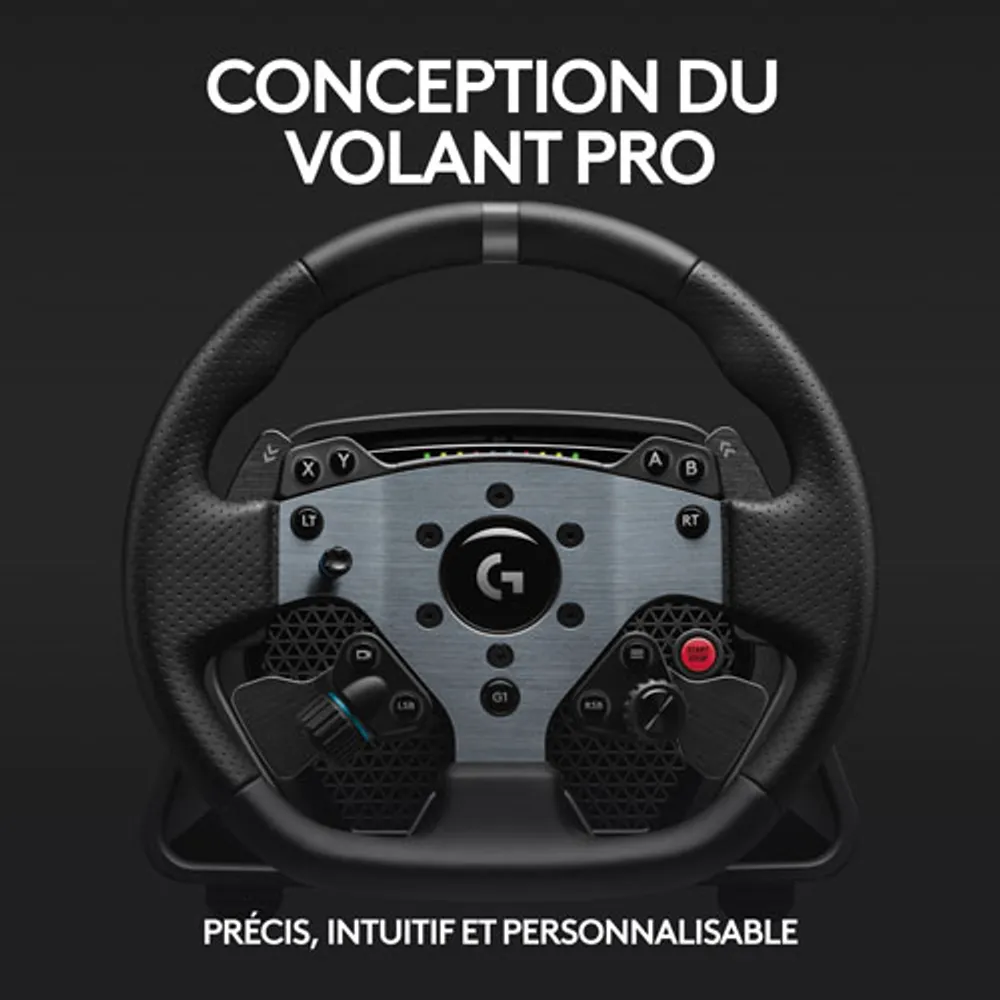 Logitech G PRO TrueForce Racing Wheel for PC - Black