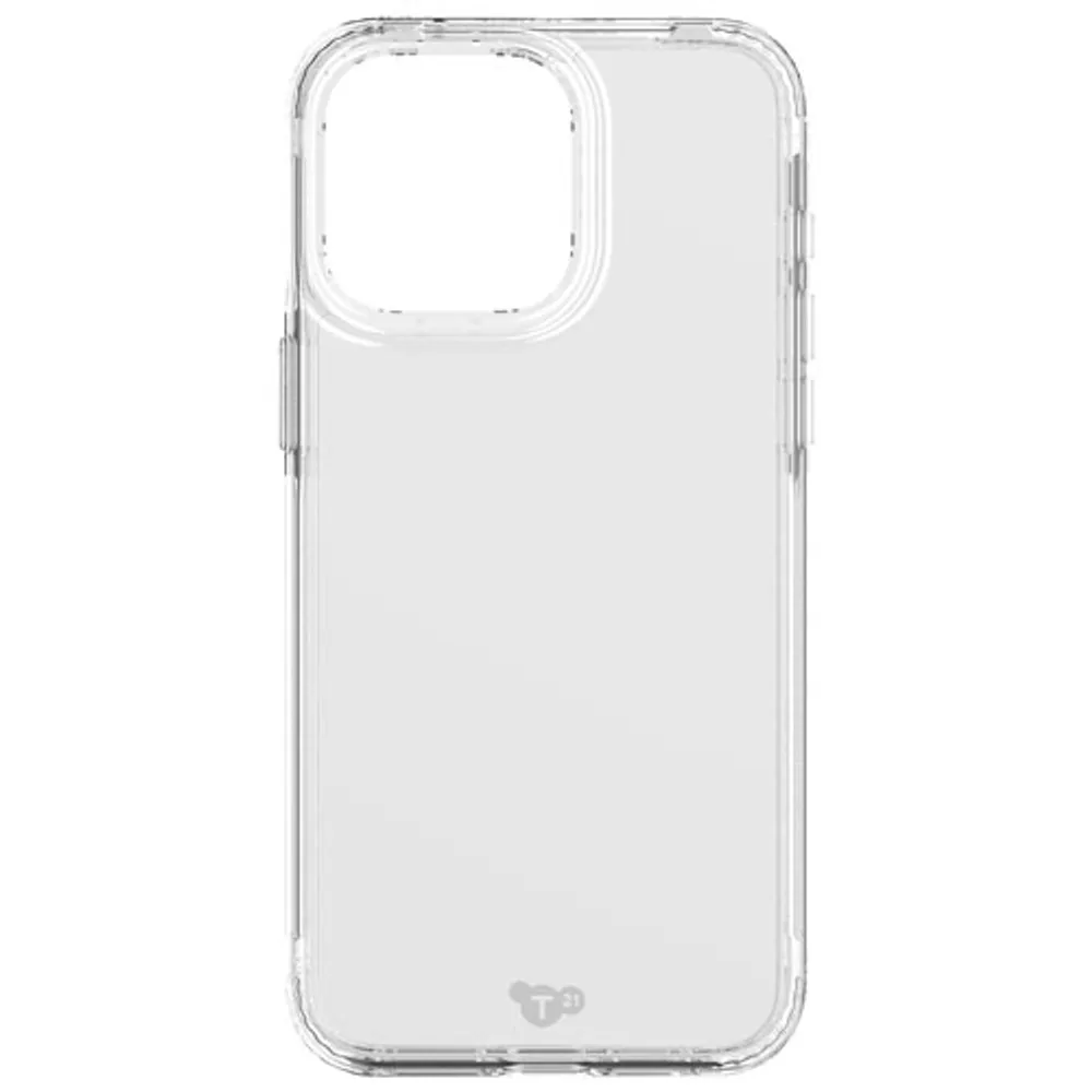 tech21 Evo Clear Fitted Hard Shell Case for iPhone 15 Pro Max - Clear