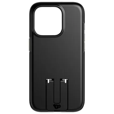Étui rigide ajusté Evo Crystal Kick de tech21 avec MagSafe pour iPhone 15 Pro - Noir