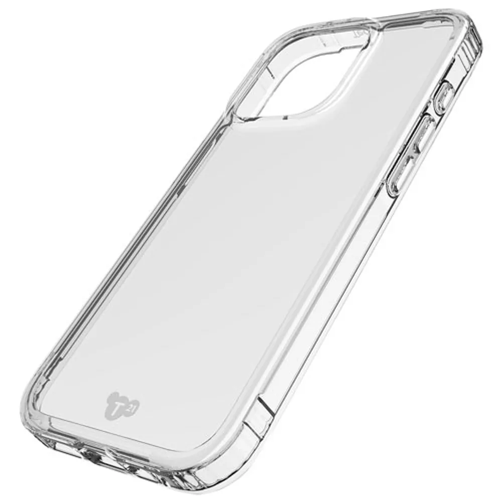tech21 Evo Clear Fitted Hard Shell Case for iPhone 15 Pro - Clear