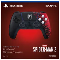 PlayStation 5 DualSense Wireless Controller - Marvel’s Spider-Man 2 Limited Edition - Black/Red