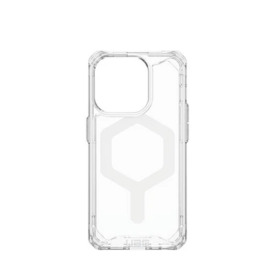 Étui rigide ajusté Armor d'UAG avec MagSafe pour iPhone 15 Pro - Transparent