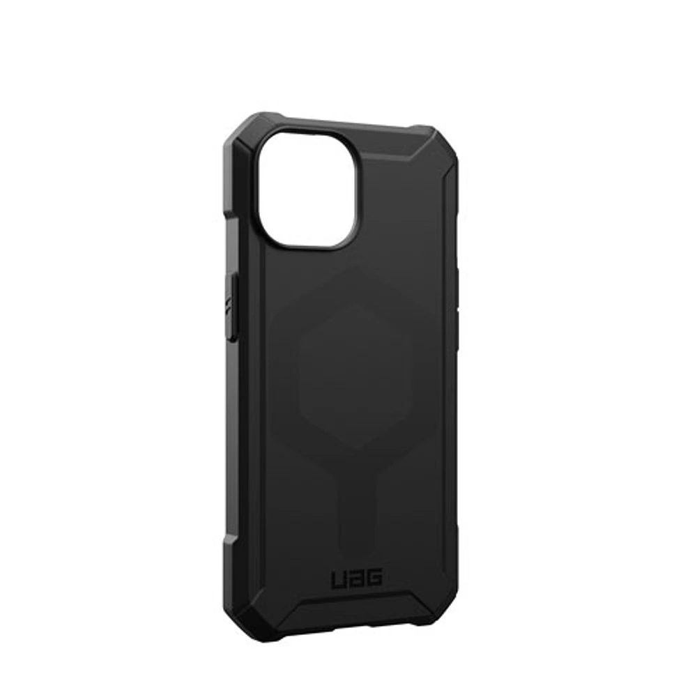 Étui souple ajusté Essential Armor d'UAG avec MagSafe pour iPhone 15/14/13 - Noir