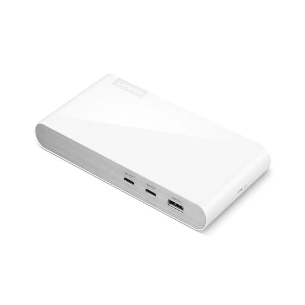 Adaptateurs multiports USB-C 8-en-1 500 de Lenovo avec chargeur de 100 W et 4K HDMI