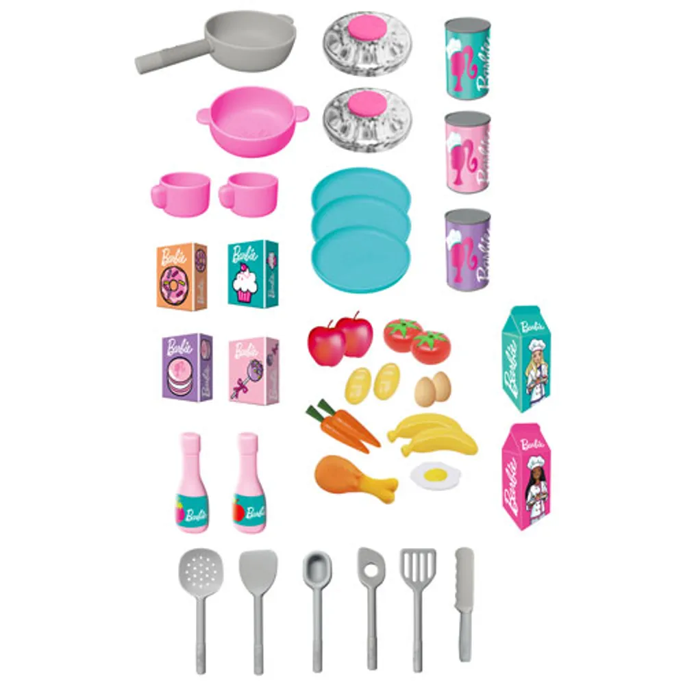 Toy Shock Barbie Kitchen Set with Accessories