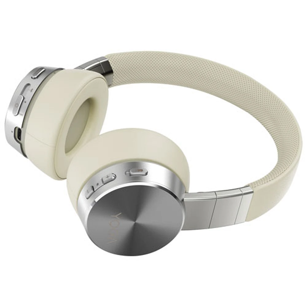 Lenovo Yoga On-Ear Active Noise Cancelling Bluetooth Headphones - Mica