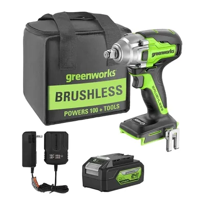 Greenworks 24V Cordless 10-Inch Buffer, Battery and Charger Not Included