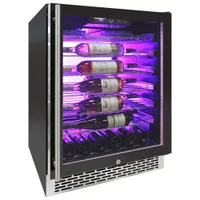 Vinturi 41-Bottle Wine Cellar (VRIW4101BL) - Black Stainless Steel