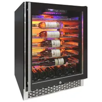 Vinturi 41-Bottle Wine Cellar (VRIW4101BL) - Black Stainless Steel