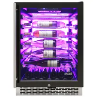 Vinturi 41-Bottle Wine Cellar (VRIW4101BL) - Black Stainless Steel