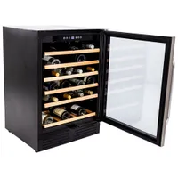 Avanti 50-Bottle Wine Cellar (WCR506) - Black Stainless Steel