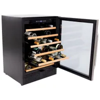 Avanti 50-Bottle Wine Cellar (WCR506) - Black Stainless Steel