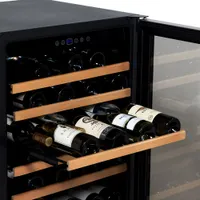 Avanti 50-Bottle Wine Cellar (WCR506) - Black Stainless Steel