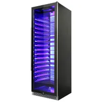 Vinturi 141-Bottle Wine Cellar (VRIW14101BL) - Black Stainless Steel