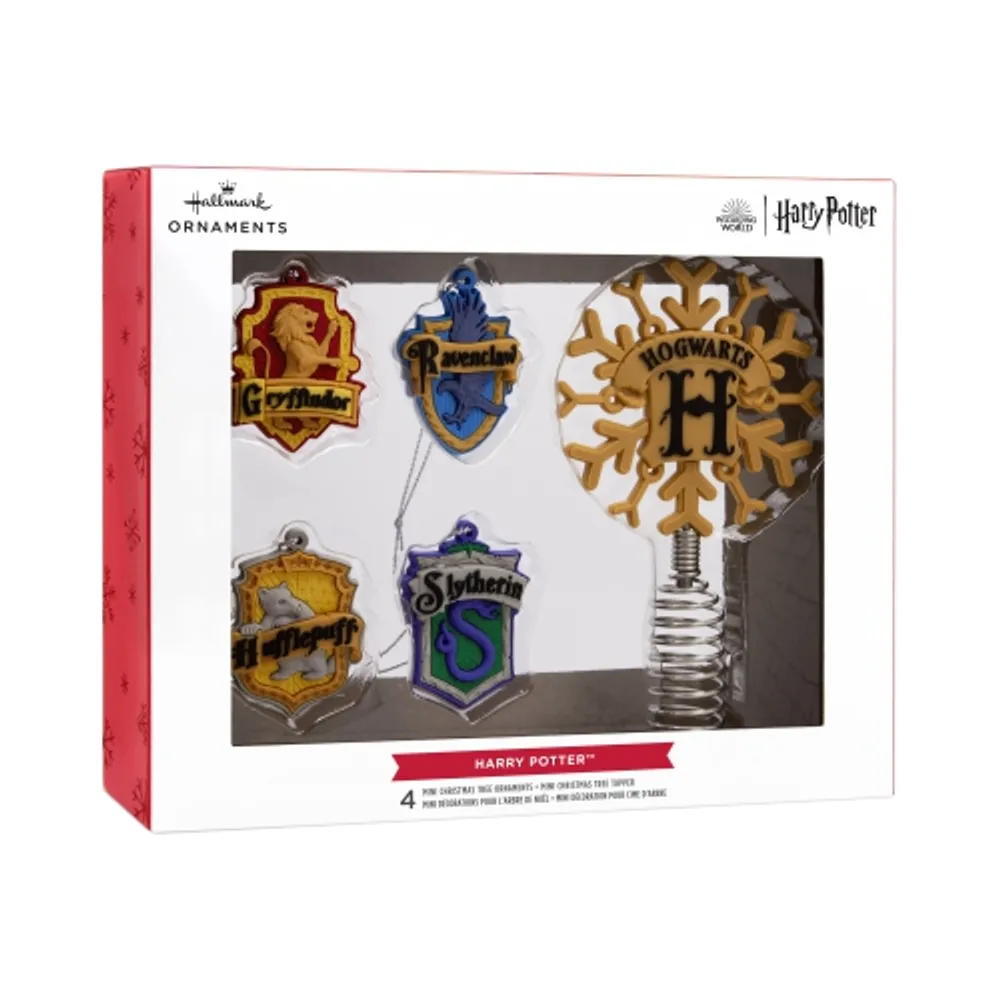 Hallmark Harry Potter Hogwarts Crest Christmas Ornaments 