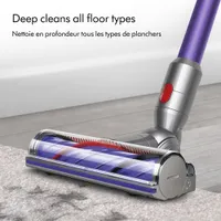 Dyson V8 Origin Plus Cordless Stick Vacuum - Silver/Purple