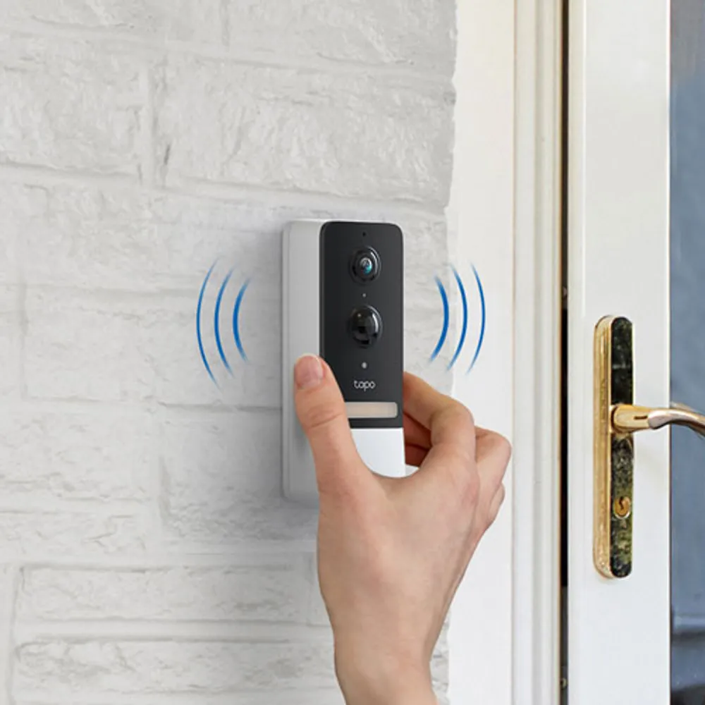 TP-Link 2K Wire-Free Wi-Fi Video Doorbell Camera Kit