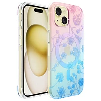Incipio Forme Fitted Hard Shell Case with MagSafe for iPhone 16e/15/14/13 - Ombre Floral