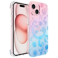 Incipio Forme Fitted Hard Shell Case with MagSafe for iPhone 16e/15/14/13 - Ombre Floral
