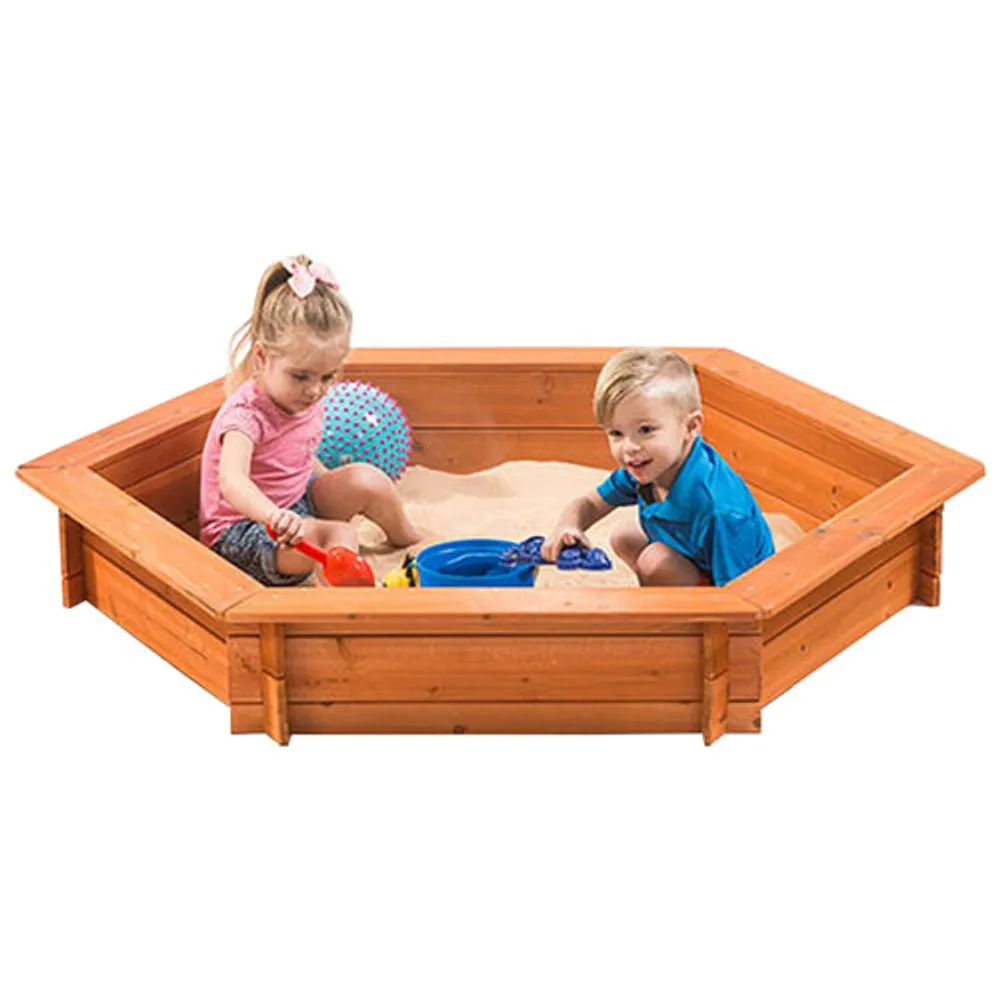 Creative Cedar Designs Hexagon Sandbox (7118)