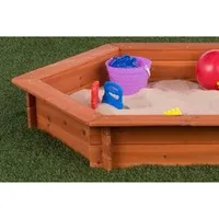 Creative Cedar Designs Hexagon Sandbox (7118)