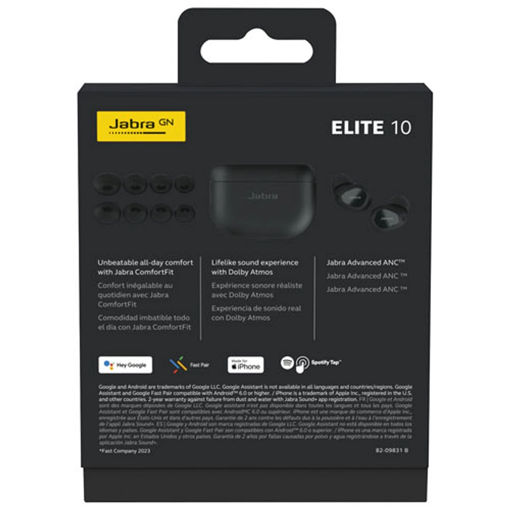 Jabra Elite 10 Dolby Atmos In-Ear True Wireless Earbuds