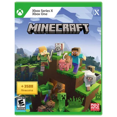 Minecraft: Édition Bedrock + 3500 pièces Minecoins (Xbox Series X/Xbox One)