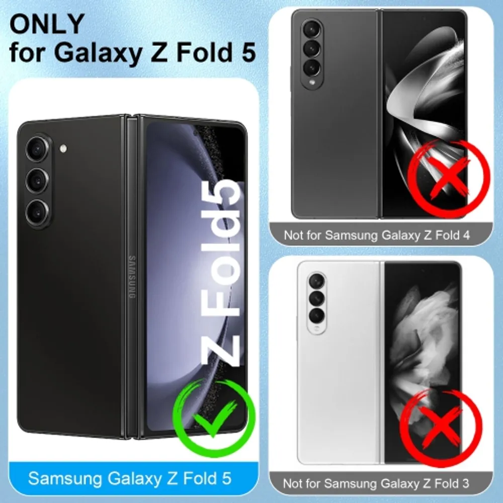 for Samsung Galaxy Z Fold 5 Hinge Protection Case with S Pen