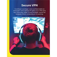 Norton 360 for Gamers (PC/Mac) - 3 Devices - 50GB Cloud Backup - 1-Year Subscription - Digital Download