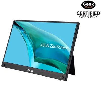Open Box - ASUS ZenScreen 15.6" FHD 144Hz 3ms GTG IPS LED FreeSync Portable Gaming Monitor (MB16AHG)