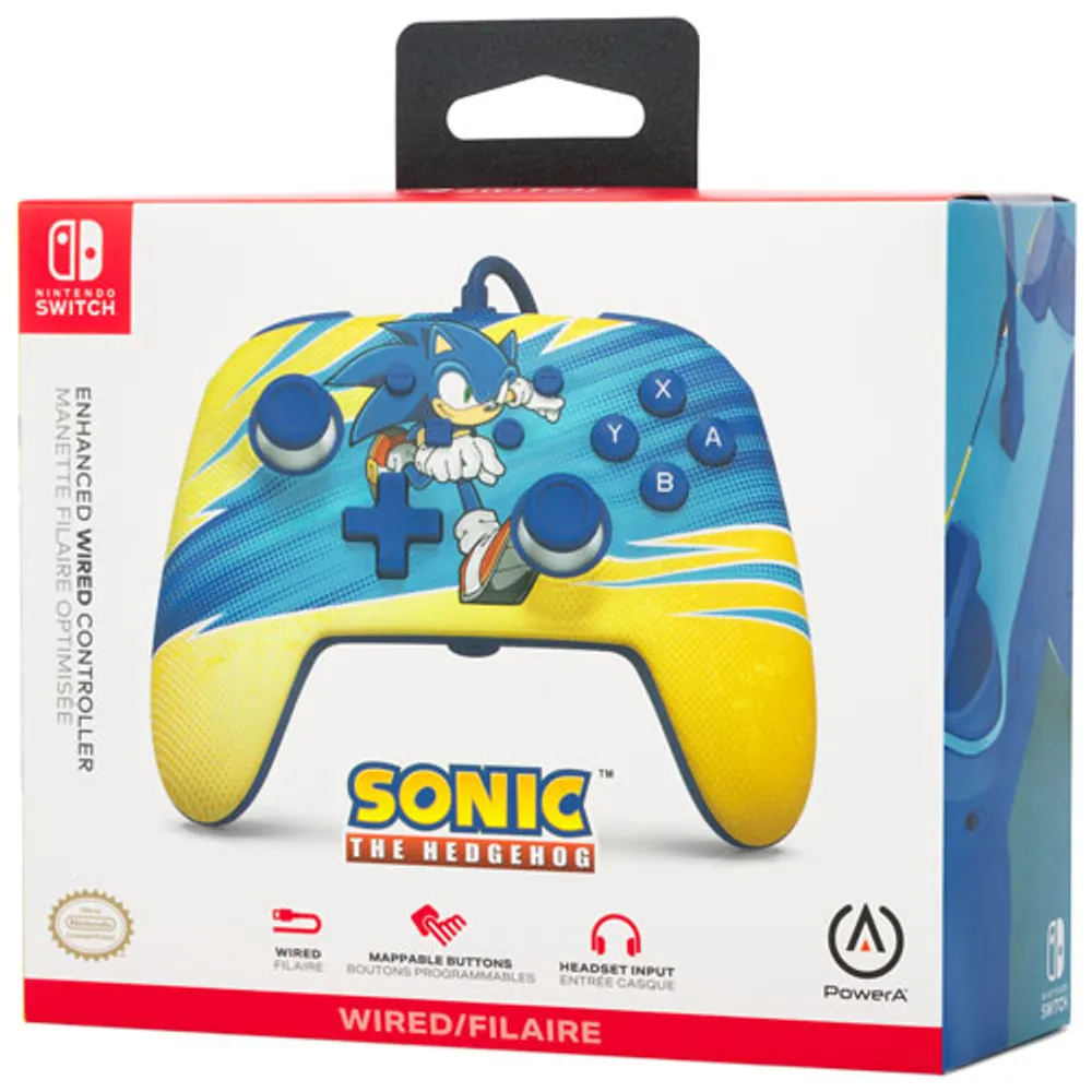 PowerA Enhanced Wired Controller for Switch - Sonic Boost