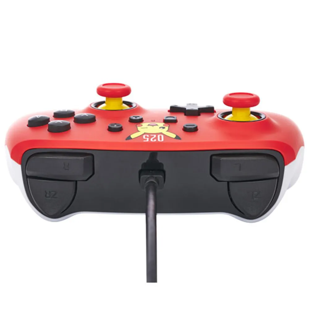 Manette avec fil de PowerA pour Switch - Pikachu 025