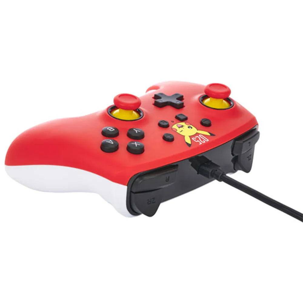 Manette avec fil de PowerA pour Switch - Pikachu 025